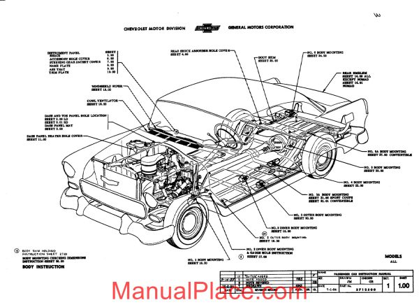 1955 chevrolet assembly manual page 2