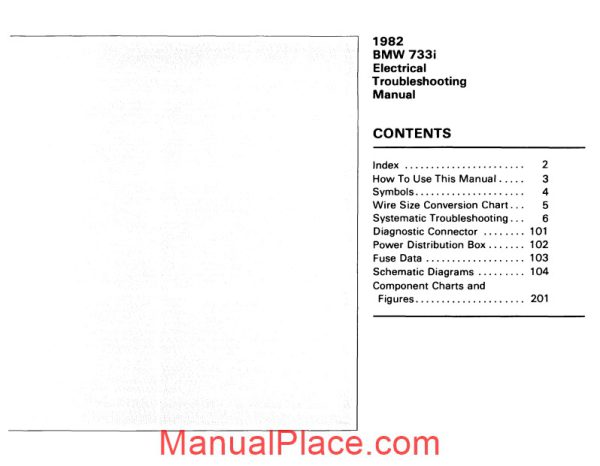 1982 bmw 735i electrical troubleshooting manual page 3