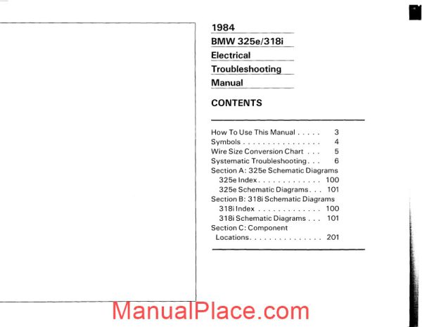 1984 bmw 318i 325e electrical troubleshooting manual page 3