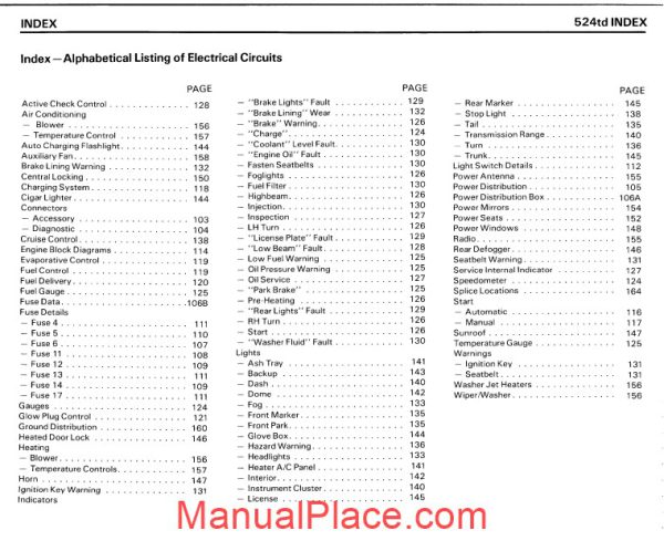 1985 bmw 524td electrical troubleshooting manual page 4