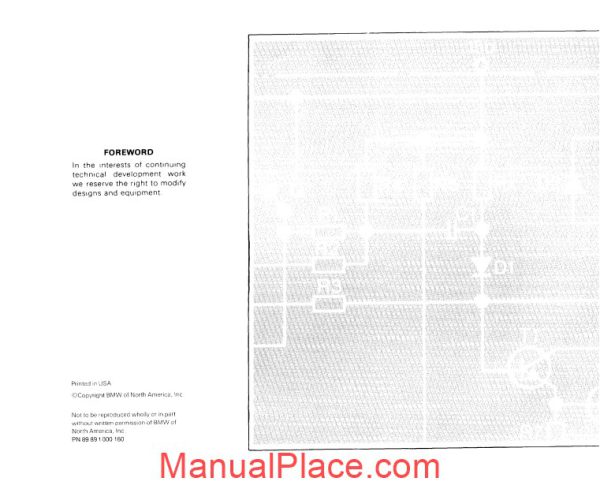 1985 bmw 528e 533i electrical troubleshooting manual page 2