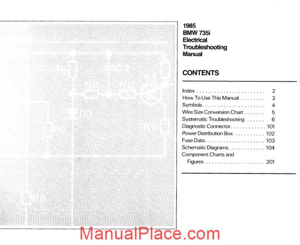 1985 bmw 735i electrical troubleshooting manual page 3