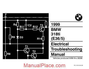 1999 bmw 318ti electrical troubleshooting manual page 1