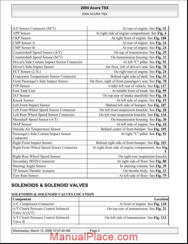 acura tsx 2003 2008 electrical component locator page 3