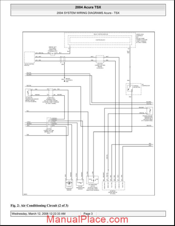 acura tsx 2003 2008 system wiring diagrams page 2