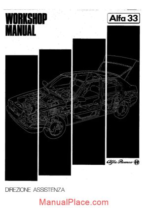 alfa romeo 33 workshop manual page 1