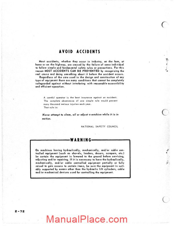 allis chalmers 12g crawler loader parts catalog page 2