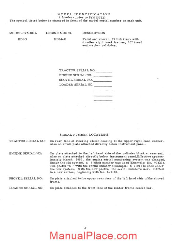 allis chalmers 6g crawler loader parts catalog page 4