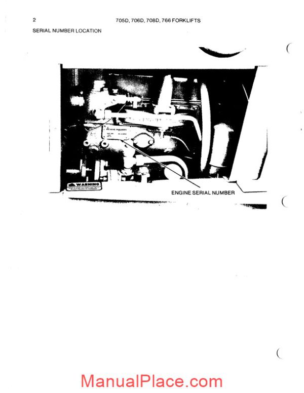 allis chalmers 705 706 708d forklift parts catalog page 4