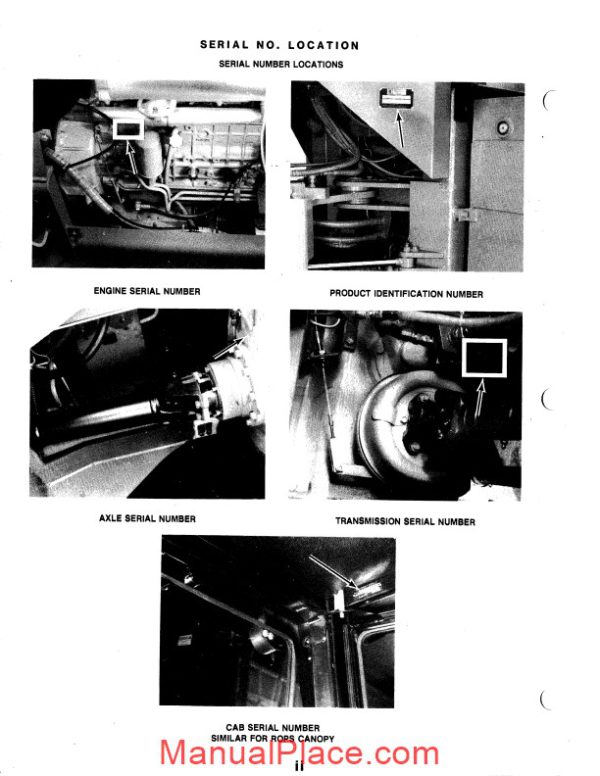 allis chalmers 840 844d wheel loader forklift parts catalog page 3