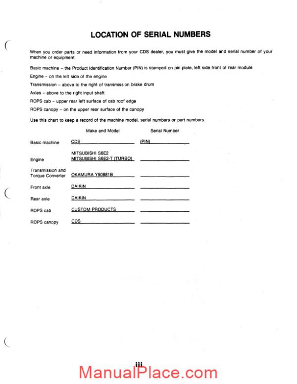 allis chalmers 840 844d wheel loader forklift parts catalog page 4