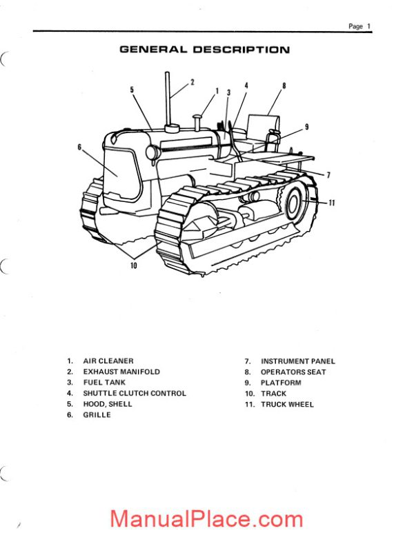 allis chalmers h3 hd3 crawler tractors parts catalog page 2