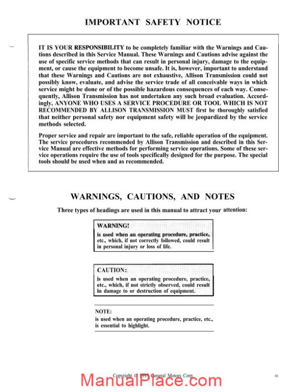 allison transmission sa2457b 1999 service manual page 3