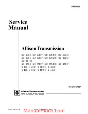 allison transmission sm2148en 1998 service manual page 1