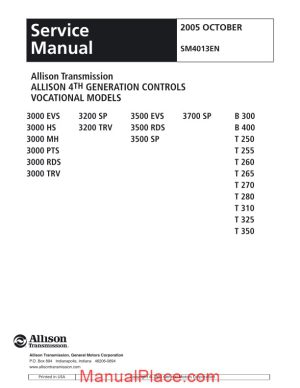 allison transmission sm4013en 2005 service manual page 1
