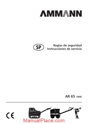 ammann ar 65 1b40 instruction manual page 1