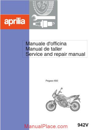 aprilia pegaso 650 97 service manual page 1