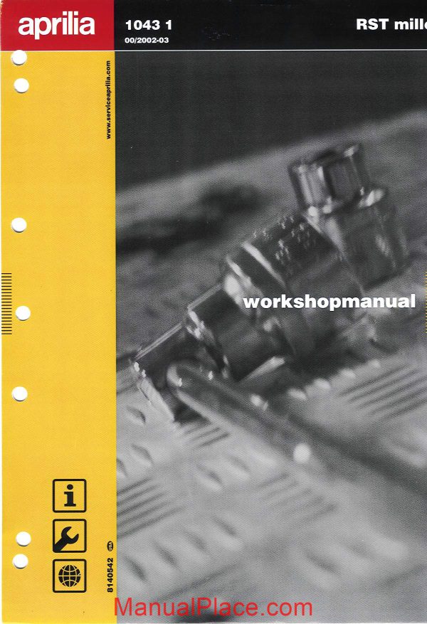 aprilia rst mille workshop manual page 1