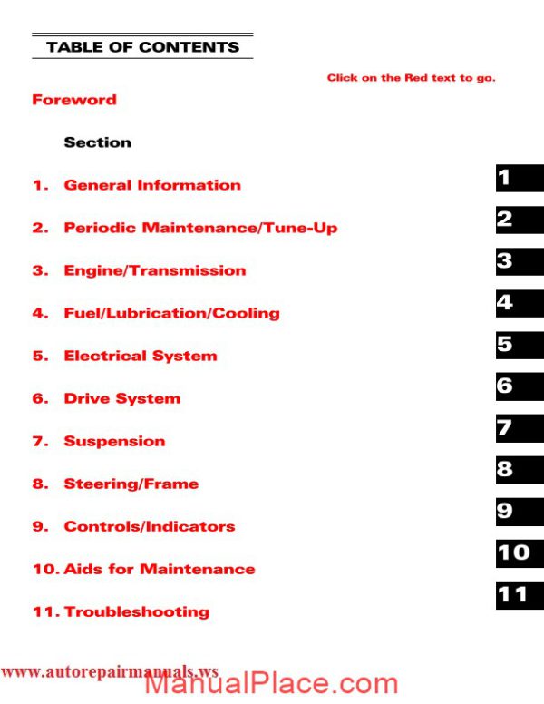 arctic cat 2006 400 400tbx 400trv 500 500tbx 500trv 650h1 650 v service manual page 2