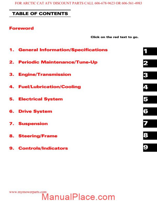 arctic cat 2008 700 diesel service manual page 2