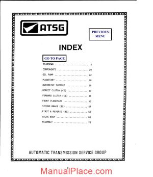 atsg transmission a340e technical service page 1