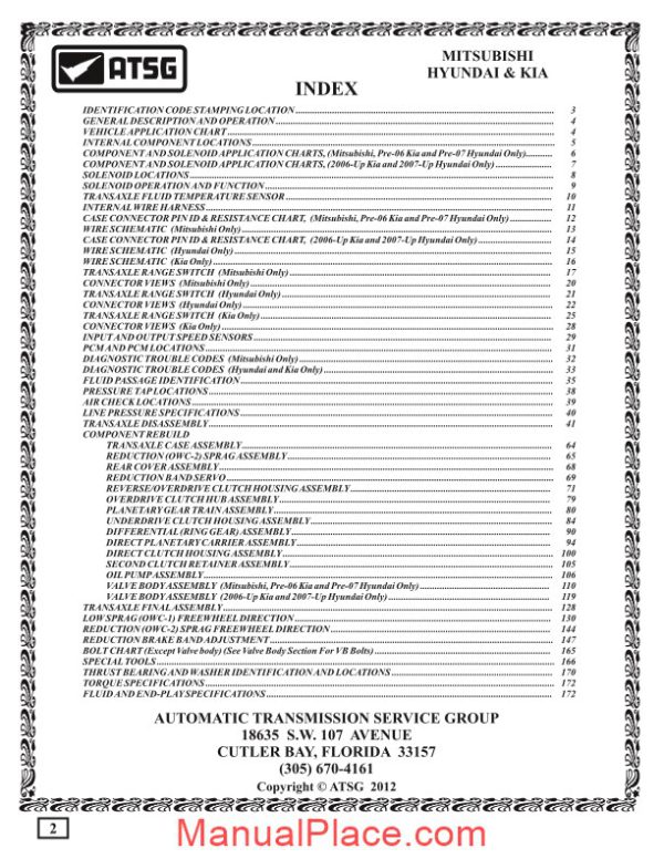 atsg transmission f5a51 technical service page 2