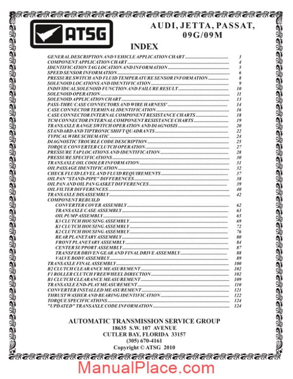 atsg transmission tf60sn technical service page 1