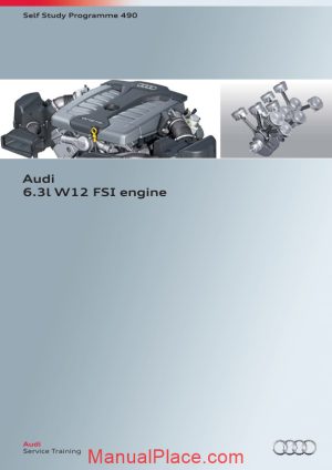 audi 6 3l w12 fsi engine page 1