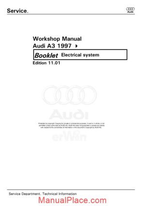 audi a3 electrical page 1