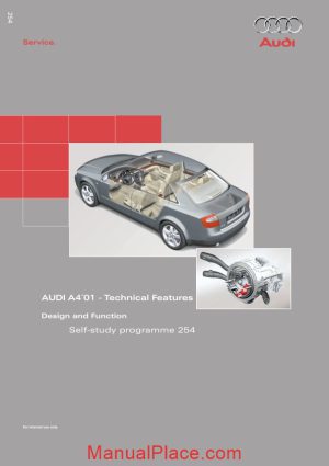 audi a4 ssp 254 01 technical features page 1