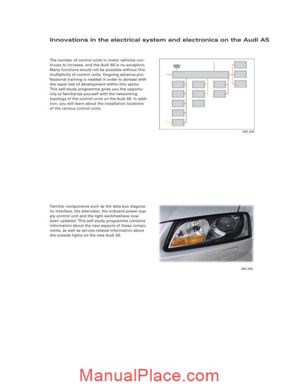 audi a5 networking service training page 2