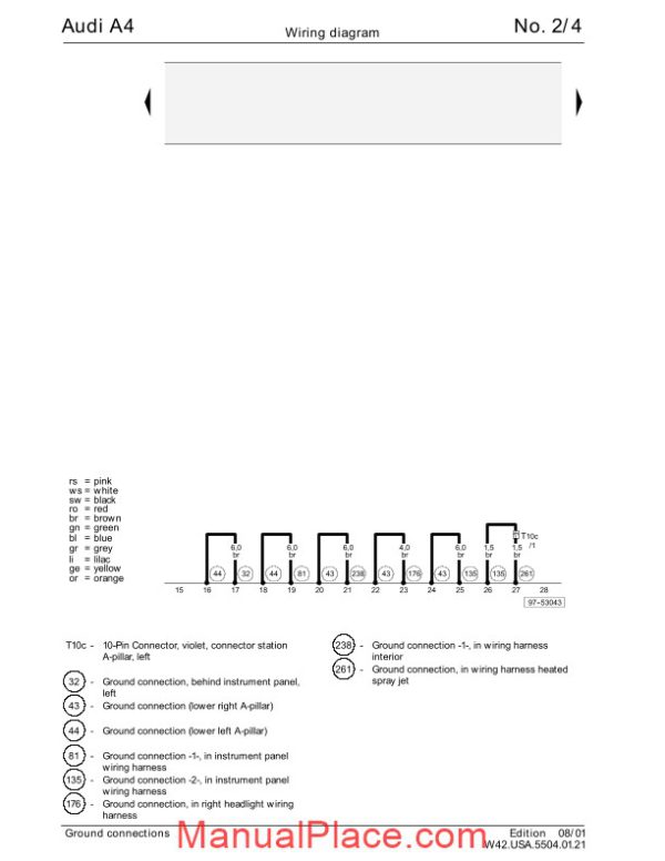 audi a6 2002 wiring diagram page 4