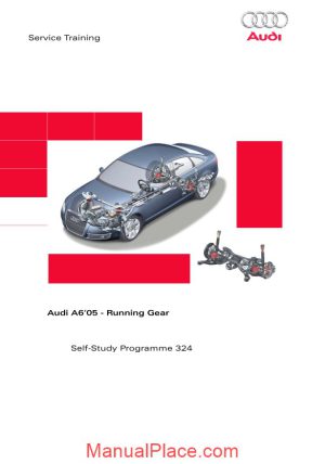 audi a6 4f running gear service training page 1