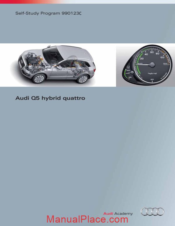 audi q5 hybrid quattro 2012 self study service training page 1