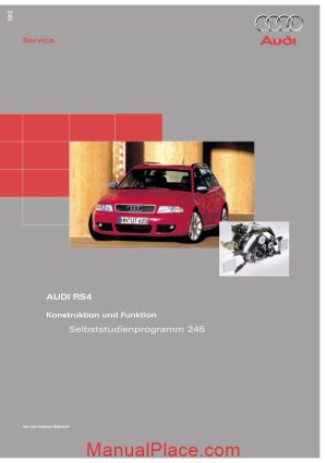 audi rs4 service manual page 1