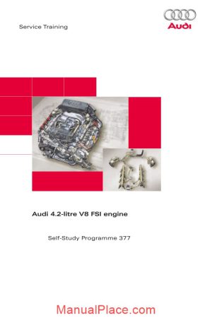 audi service training 4 2 v8 fsi engine page 1