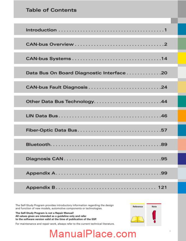 audi service training audi data bus technologies page 3