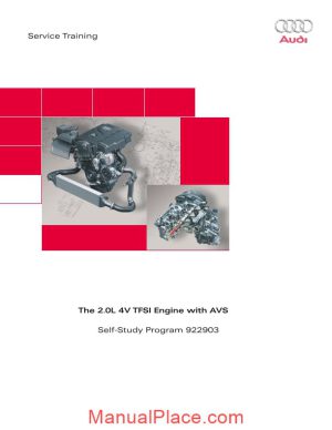 audi service training the 20l 4v tfsi engine with avs page 1