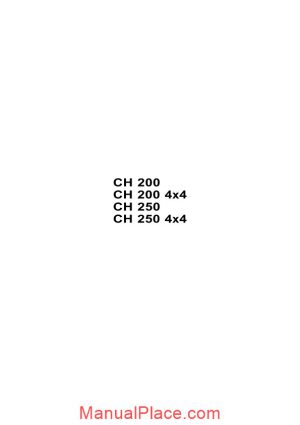 ausa forklift ch200 ch250 service manual esp page 1