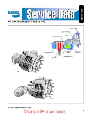 bendix air disc brake service data page 1