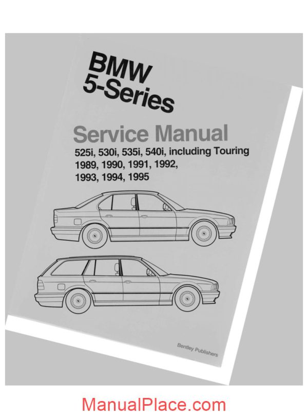 bentley bmw 5 series e34 service manual page 1