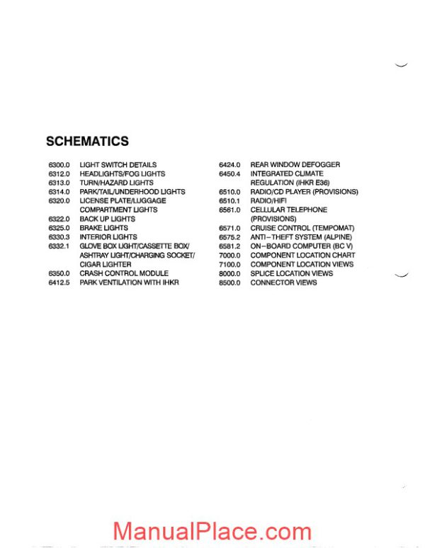 bmw 318i s c 320i 325i s c 1995 electrical troubleshooting manual page 3