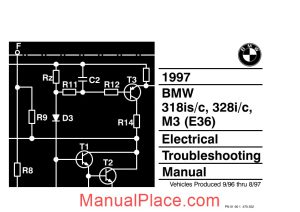 bmw 318is c 328i c 1997 electrical troubleshooting manual page 1