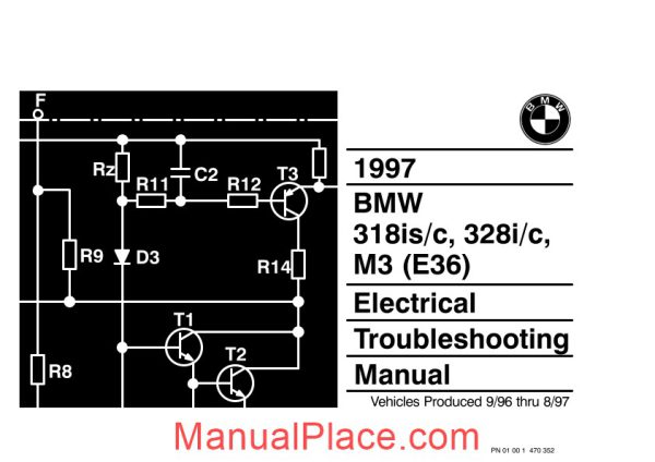 bmw 318is c 328i c 1997 electrical troubleshooting manual page 1