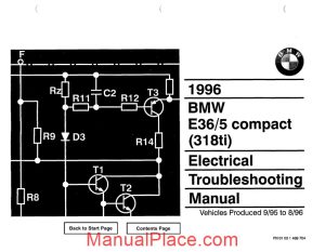 bmw 318ti 1996 electrical troubleshooting manual page 1