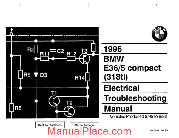 bmw 318ti 1996 electrical troubleshooting manual page 1