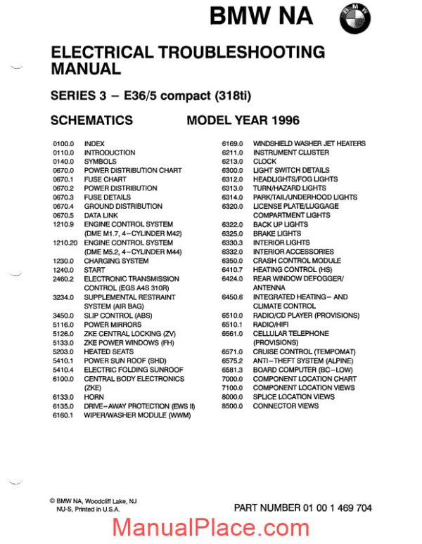 bmw 318ti 1996 electrical troubleshooting manual page 3