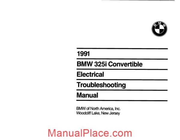 bmw 325i convertible electrical wiring diagram 1991 page 1