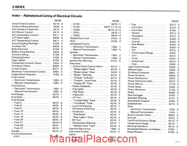 bmw 635csi 1986 electrical troubleshooting manual page 4