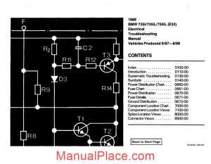 bmw 735i 735il 750il 1988 electrical troubleshooting manual page 1
